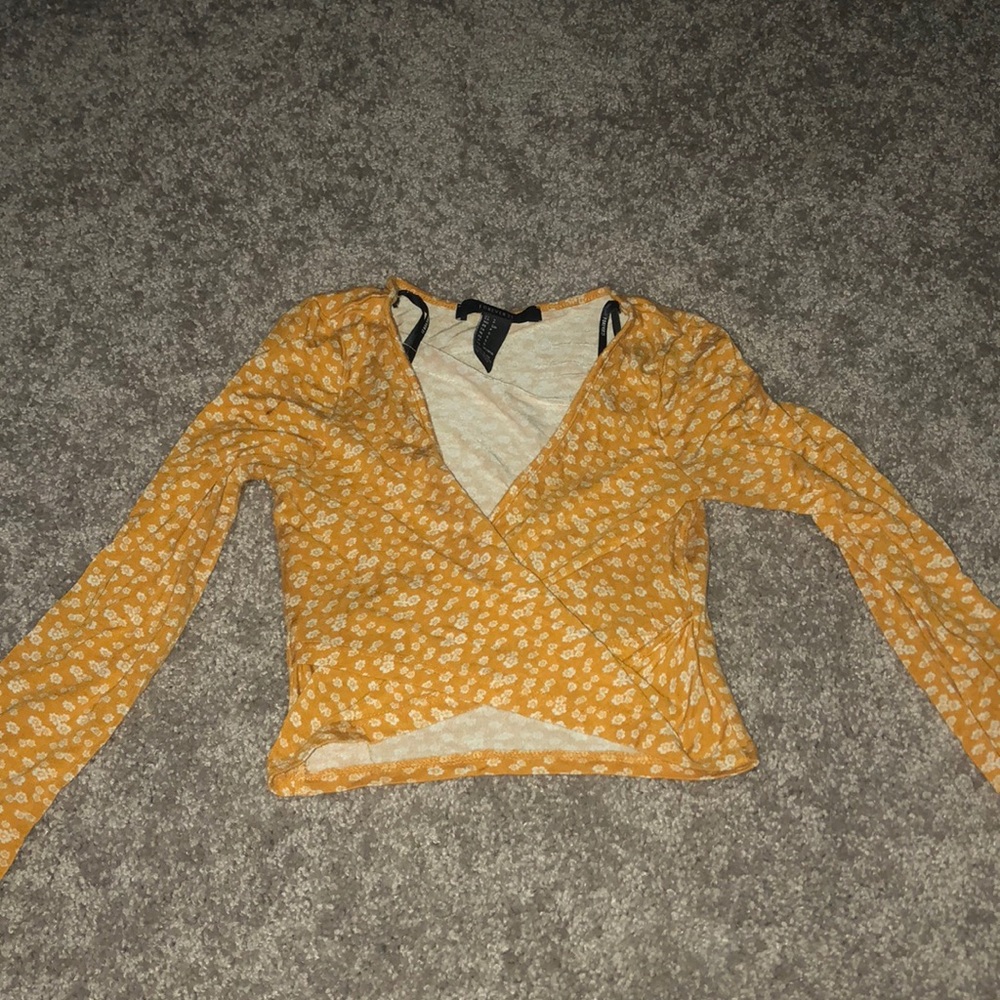 Crossed front, crop top